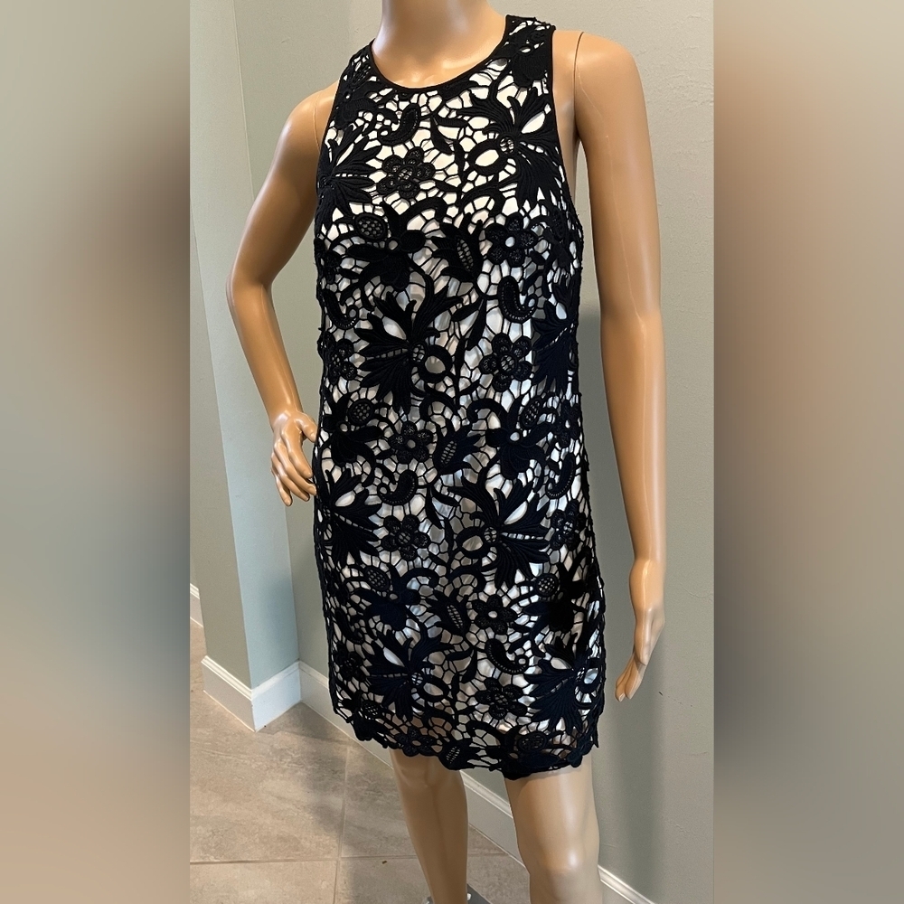 Banana Republic Floral Crochet Lace Dress Size … NWT